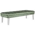 thumbnail image 7 of SAFAVIEH Abrosia Transitional Glam Tufted Bench, Black, 7 of 7