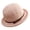 Pink, variant on Outdoor Hat Round Top Rolled Edge Trendy Soft Fine Workmanship Daily Wear Lightweight Weave Design Fisherman Hat Summer Accessories