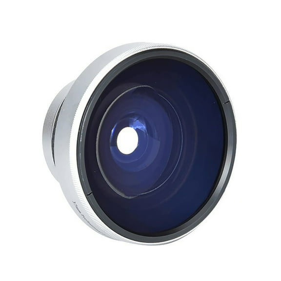 Silver Super Fisheye Lens for 37mm Camera Lenses, Enhanced Fisheye Effect, Ideal for Artistic Expressions GUYUTING Spare Part