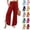09# Wine, variant on Linen Pants Women Wide Leg Summer Lounge Trousers Boho Flowy Palazzo Pant Fashion Beach Vacation Cotton Outfits 2026 Dark Blue 3XL