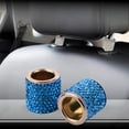 thumbnail image 3 of Paquete de 2 collares de reposacabezas de coche de cristal ostentoso, anillos de collares de de cristal para coche Azul1 kusrkot Collares de reposacabezas de coche, 3 of 8