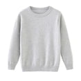 thumbnail image 6 of Tween Teen Girls Crewneck Sweaters Long Sleeve Drop Shoulder Knit Pullover Tops Casual Cozy Fall Winter Chunky Jumper Warm Solid Color Everyday Youth Outfits, Size 12-13, 6 of 6