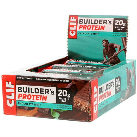 Clif Bar Builder s Protein Bar Chocolate Mint 12 Bars 2.40 oz Pack of 3