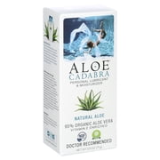 Aloe Cadabra Natural Personal Lube نباتي صالح للأكل Aloe Vera 2.5 oz 2 Pack