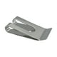 thumbnail image 3 of Clip de metal para cinturón con doble agujero clip para funda para cuero bricolaje plateado, 3 of 6