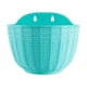 thumbnail image 3 of Lekihaqq Rattan Textured Wall Mounted Flower Pot Plastic Planter Hanging Plant Pot Home Decor Indoor Outdoor Wall Planter Potted Plant Container, 3 of 7