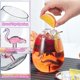 thumbnail image 3 of 2 piezas de copas de vino con forma de flamenco, copas de ginebra creativas para mujeres y hombres, copas de vino de cristal con forma de flamenco, regalos con, 3 of 5