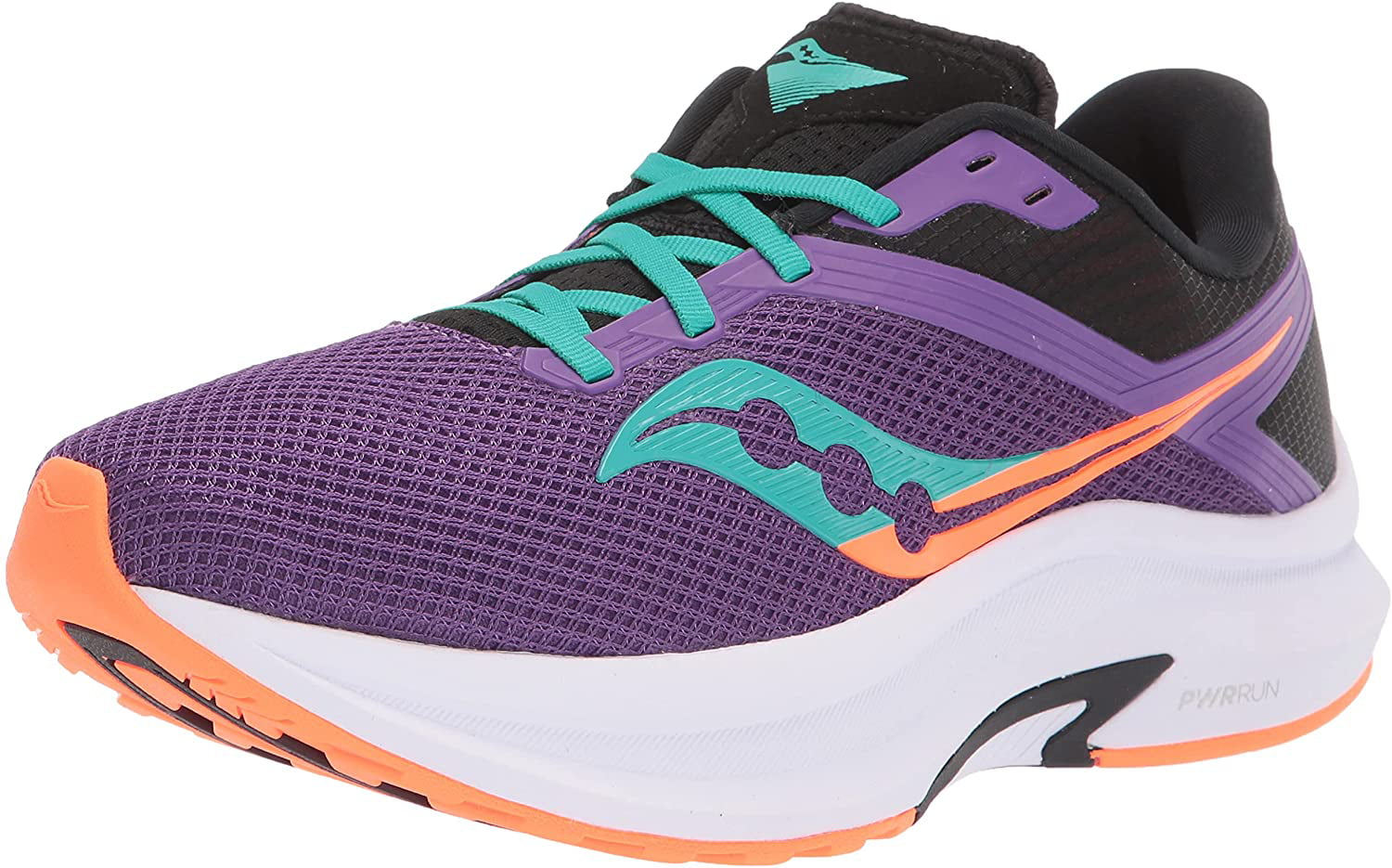 Brooks Launch 6 Purple Black Coral White Women Running Shoes Sneakers 120285 1B 