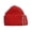 Red, variant on Joernso Women Winter Hat Thickened Knitted Rhinestone Decor Elastic Warm Windproof Solid Color Dome Anti-slip Cozy Lady Outdoor Beanie Cap