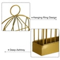 thumbnail image 4 of Uxcell Coil Holder Metal Incense Holder Portable Incense Coil Burner, Gold Tone 1 Pack, 4 of 5