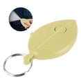 thumbnail image 4 of Silbato Control De Voz Buscador De Llaves Anti Pérdida Llavero Localizador Tracer Forma De Hoja Para Billetera Coche Mascota Bolsa Para Niños Maleta Material ABS Negro Amarillo, 4 of 7