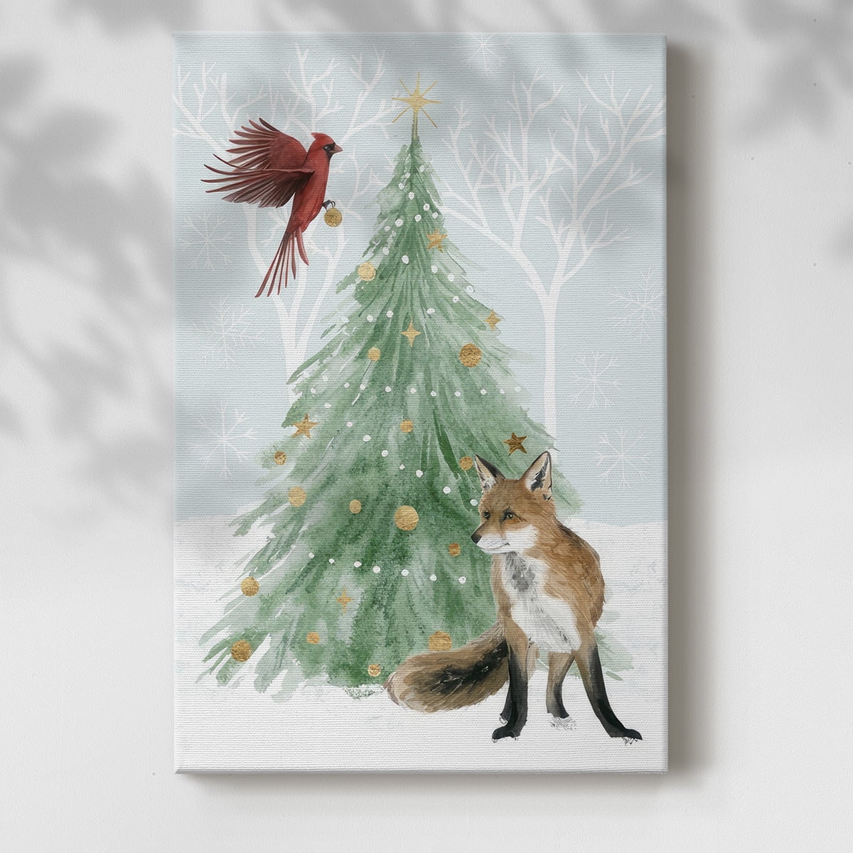Christmas in the Forest Collection B- Gallery Wrapped Canvas