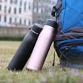 thumbnail image 5 of YOPTOP 18.5 Oz Insulated Water Bottle Double Walled Vacuum Stainless Steel Water Bottle Leak Proof Metal Sports Water Bottle Keeps Drinks Hot and Cold Great for Outdoor Sports Campi,silver, 5 of 5