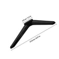 thumbnail image 2 of BESTYASH 1Pair TV Stand Replacement Legs Black Sleek Design Tabletop Base for Flat Screen Tvs, 2 of 8