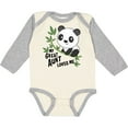 thumbnail image 3 of Inktastic My Great Aunt Loves Me- Cute Panda Boys or Girls Long Sleeve Baby Bodysuit, 3 of 5