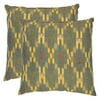 Safavieh Taylor Grey/Yellow Decorative Pillows - Set of 2