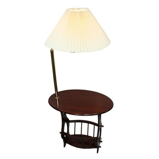 Brass Floor Lamp End Table Magazine Rack Combination - Walmart.com Brass Floor Lamp End Table Magazine Rack Combination - Walmart.com