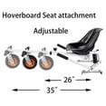 thumbnail image 3 of All In One Hover Cart Attachment For Hoverboard - Transform your Hoverboard into a Go Kart with Hovercart - White, 3 of 10