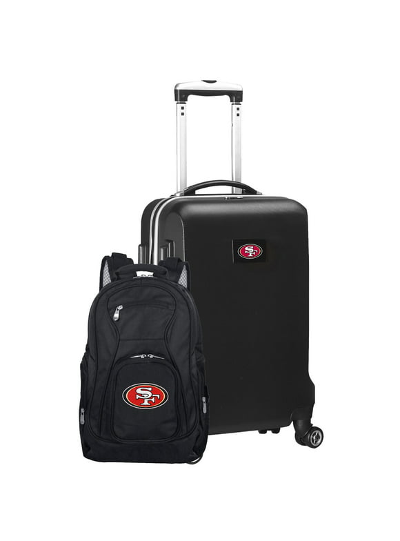 MOJO Black San Francisco 49ers 2-Piece Backpack & Carry-On Set