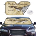 thumbnail image 4 of Goofa We Live for Adventure Printed Car Windshield Sunshade,Foldable Reflective Sun Visor,UV Protection Heat Blocker Sunshade,Car Cooling Accessory-Small, 4 of 7