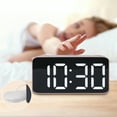 thumbnail image 3 of Unique Bargains Large LED Display Digital Alarm Clock Pink 6.7"L x 2.0"W x 3.1"H, 3 of 5