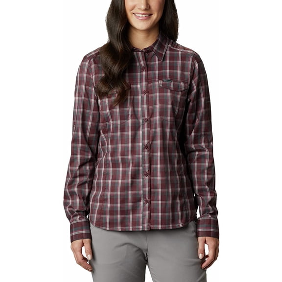 Columbia Women's Silver Ridge Lite Plaid LS Shirt