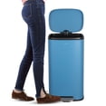 thumbnail image 5 of Curtis 8 Gallon (30L) Step Pedal Trash Can, Bright Cobalt Blue, 5 of 6