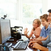 1080p Webcam Full HD Web Camera w/ Built-In Microphone, 30fps, USB 2.0, 120° View Streaming Cam by Mata1-USA