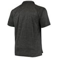 thumbnail image 4 of Men's Colosseum Heathered Black Ohio State Buckeyes Big & Tall Down Swing Polo, 4 of 4