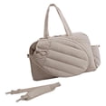 thumbnail image 1 of koolsoo Tennis Bag 35L Lightweight Gifts Spacious Portable Carry on Weekender Duffel Camel, 1 of 9
