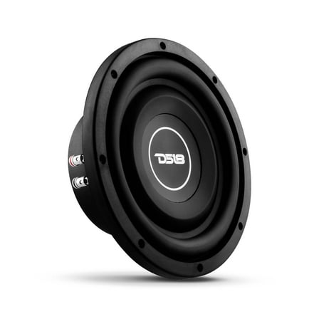 DS18 SRW8.4 8" 300W Max Single 4-Ohm Voice Coil SVC Shallow Mount Car Subwoofer
