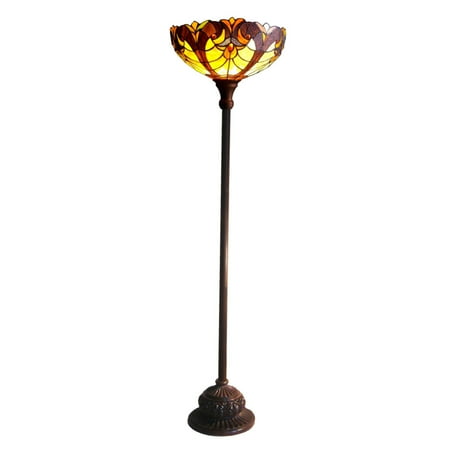 Chloe Lighting Liaison Tiffany Style 1 Light Victorian Torchiere Floor Lamp With 15 Shade Chloe Lighting Liaison Tiffany Style 1 Light Victorian Torchiere Floor Lamp With 15 Shade
