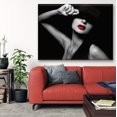 thumbnail image 2 of Cuadro Canva Listo Para Colgar Tipo Galería Labios Rojos 60X90 cm, 2 of 4