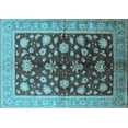 thumbnail image 1 of Ahgly Company Indoor Rectangle Oriental Light Blue Industrial Area Rugs, 7' x 10', 1 of 4