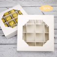 thumbnail image 2 of Paper Chocolate Packaging Box Cookie Boxes clean.   EASY TO USE: for Celebration Birthday Carnival White, 2 of 9