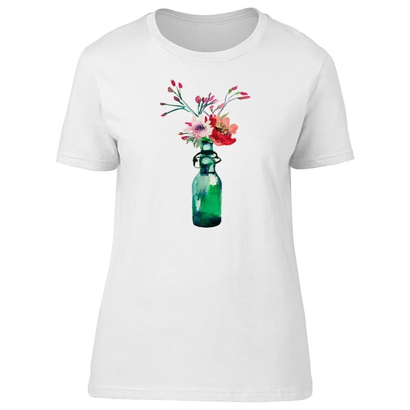 Flower In A Vintage Bottle Tee Women's -Image by Shutterstock