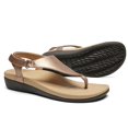thumbnail image 1 of UTENAG Womens Arch Support Sandals Orthotic Adjustable Thong Flip Flops Golden 8.5, 1 of 5