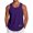 Purple, variant on Yongwang Mens Sleeveless Workout Tank Tops Crew Neck Muscle Shirts Athletic Curved Hem Summer Sport Tops