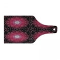 thumbnail image 1 of Purple Mandala Cutting Board, Vintage Psychedelic Ornamental Cosmos Essence Image, Decorative Tempered Glass Cutting and Serving Board, Wine Bottle Shape, Maroon Hot Pink, by Ambesonne, 1 of 1