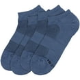 thumbnail image 2 of BambooMN Unisex Men's and Women's Athletic Sport Ankle Socks Made of Rayon from Bamboo - Faded Blue - 4 Pairs - Small, 2 of 4