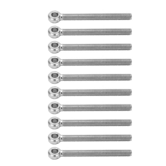 Eye Screws,10Pcs Eye Bolts 304 Eye Bolts Hardware Tools Optimal Efficiency