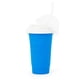 thumbnail image 2 of Squeeze Homemade Cup Quick Frozen Slushy Shake Ice Cream Maker (Azul), 2 of 7