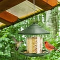 thumbnail image 3 of Comedero De Colibrí Comedero De Pájaros Colgante Con Techo Redondo Para La Decoración Del Patio Del Jardín Del Hogar sonducket HA035780-00, 3 of 5
