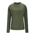thumbnail image 4 of Chandail Thermique pour Femme, Haut de Base à Manches Longues et Col Rond en Tissu Polyester Doux pour Tenue Décontractée et Chaleur pendant les Saisons Fraîches, 4 of 9