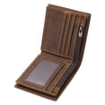 thumbnail image 3 of Cartera de hombre,Cartera para hombre Cartera de cuero de PU para hombre con clip para dinero,Regalo del día, 3 of 10