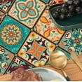 thumbnail image 6 of Boho Bohemian Table Runner 72 Inches Long, Vintage Seasonal Table Runners for Party Kitchen Dining Coffee Table Bedroom Dressers Indoor Outdoor, Machine Washable (Bohemian B, 13” x 72”), 6 of 6
