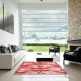 thumbnail image 7 of Ahgly Company Machine Washable Indoor Square Transitional Pastel Pink Area Rugs, 6' Square, 7 of 7
