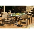 thumbnail image 2 of Tortuga Outdoor Maracay Tree Bark Outdoor Wicker Dining Set with Stackable Chairs (7-Piece), 2 of 5