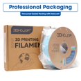 thumbnail image 4 of Filamento 3D para impresora 3D 3DHojor Matte PLA, 1,75 mm, azul claro, 1 kg, 4 of 6