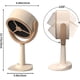thumbnail image 4 of Campana extractora de escritorio, campana extractora portátil con extractor de aire de 2 velocidades, mini campana extractora colgante ajustable, 4 of 5